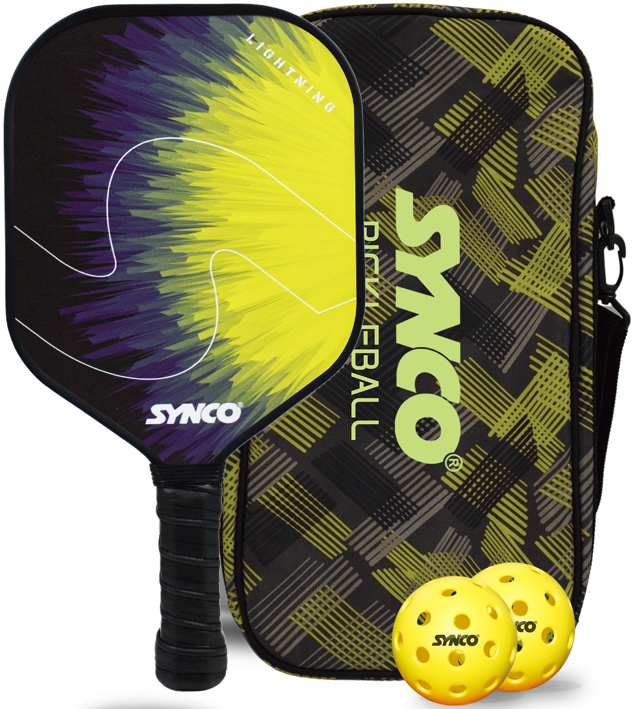 synco Pickleball Paddle Set | 1 Pickleball Rackets and 2 Pickleballs with Carry Bag | Pickleball Paddle-picture-22