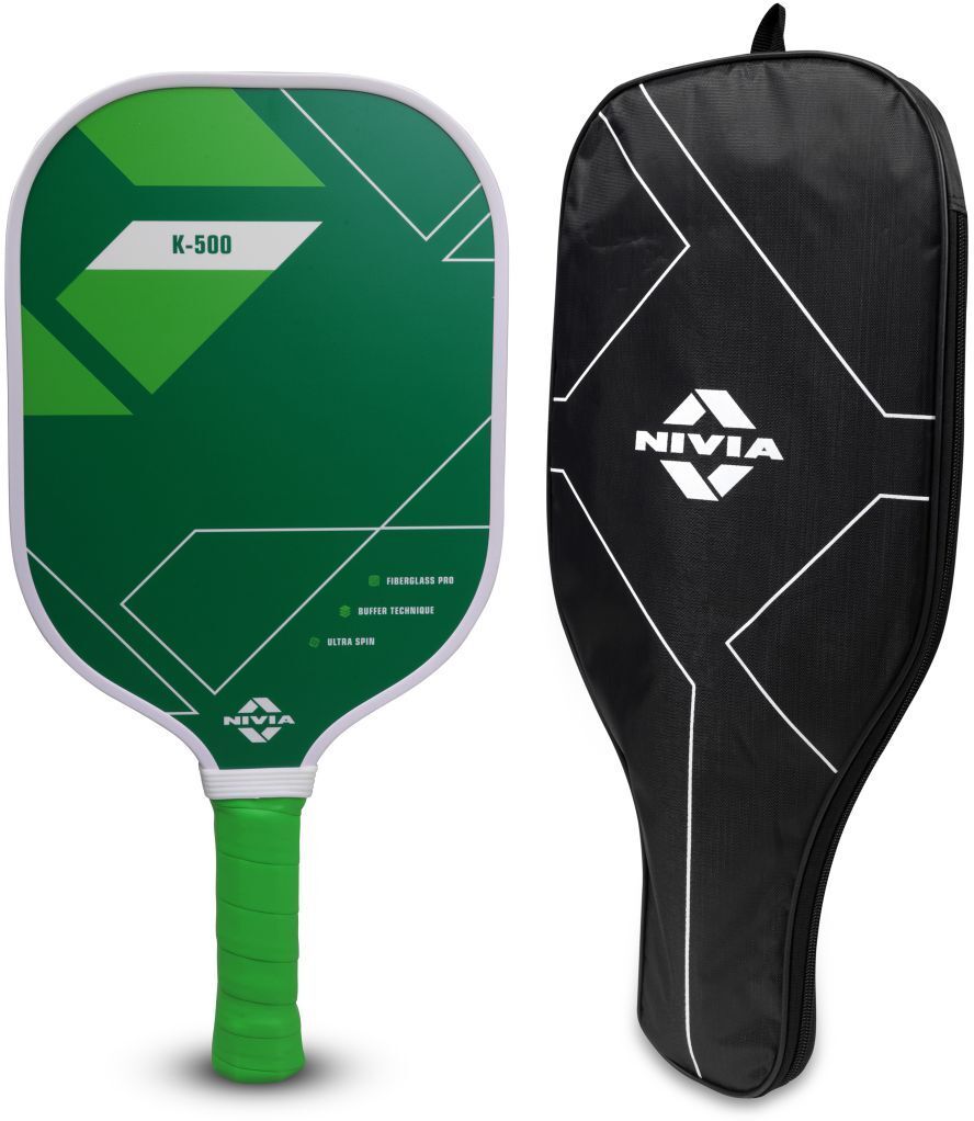 nivia K-500 Pickleball Paddle, Fibreglass Surface, Paddle Cover Bag Pickleball Paddle-picture-10