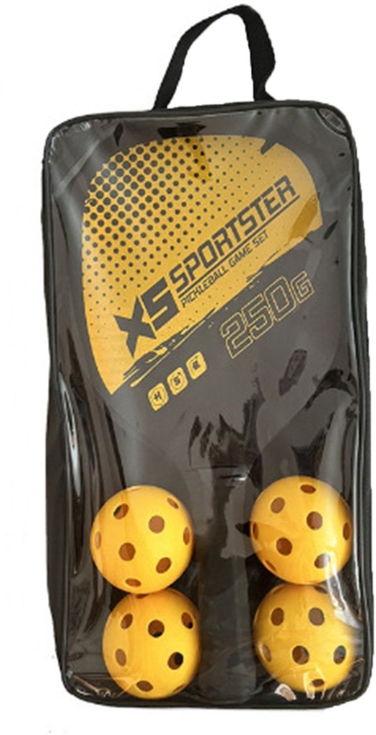 augen Pickleball Paddles Kit, 4 Balls & Bag Racket Kids Adults Outdoor Gift(Yellow) Pickleball Paddle-picture-41