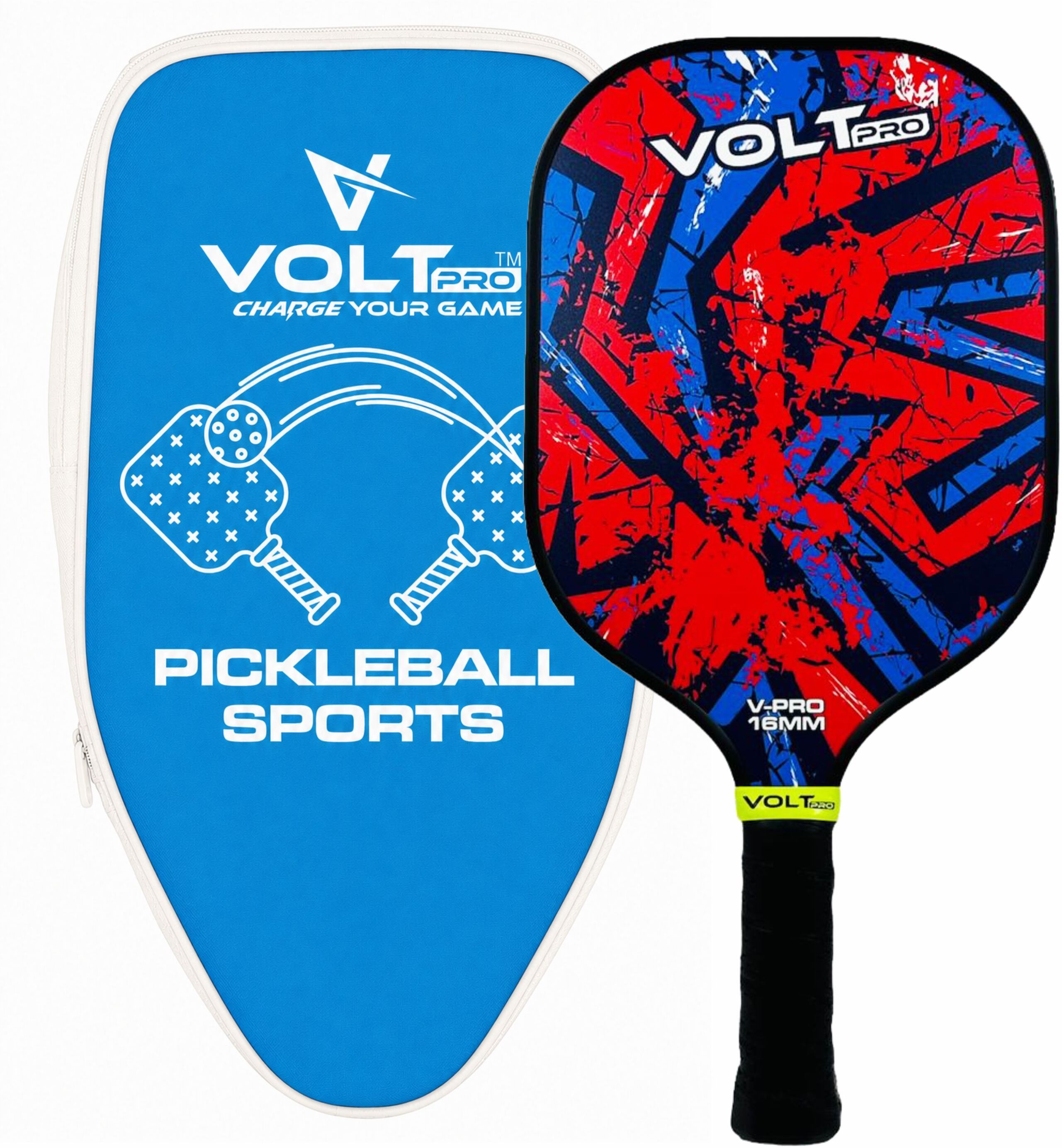 VP-S10 Carbon Fiber 16 mm with Cover Bag Pickleball Paddle-image-37