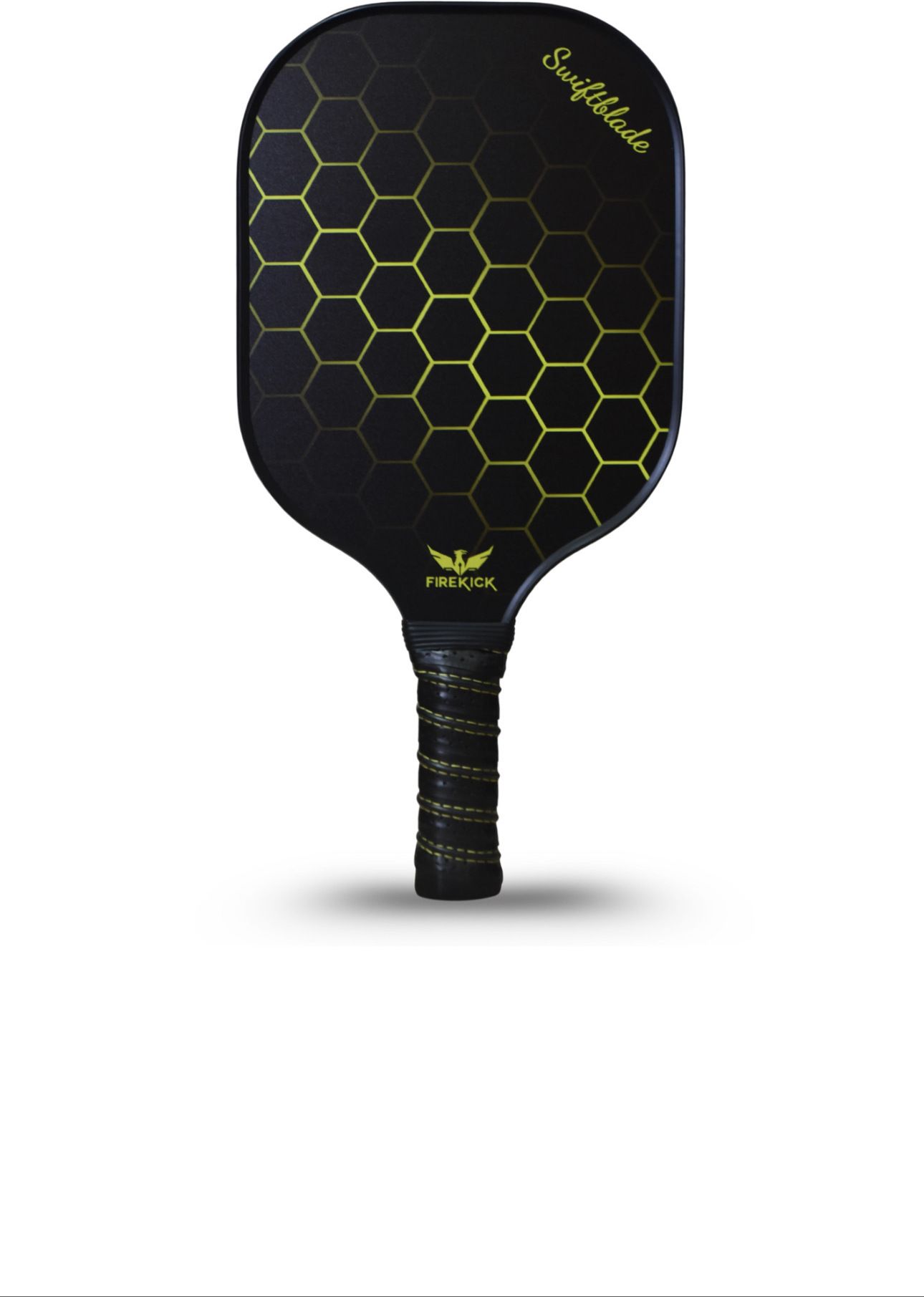 firekick SwiftBlade Carbon-Fiber Pickle-Paddle YELLOW|Cover Included|Nomex-honeycomb core Pickleball Paddle-picture-31