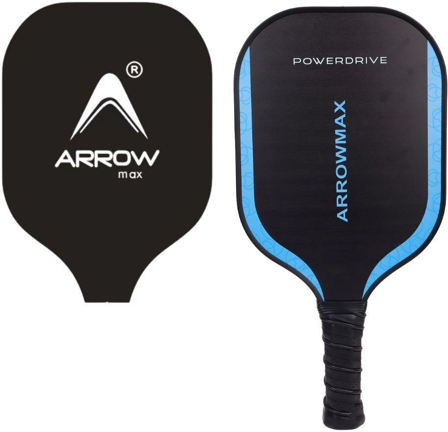 arrowmax Carbon Fiber Light Weight Elongated Anti Slip Grip Top Spin 16mm Outdoor Indoor Pickleball Paddle-picture-38