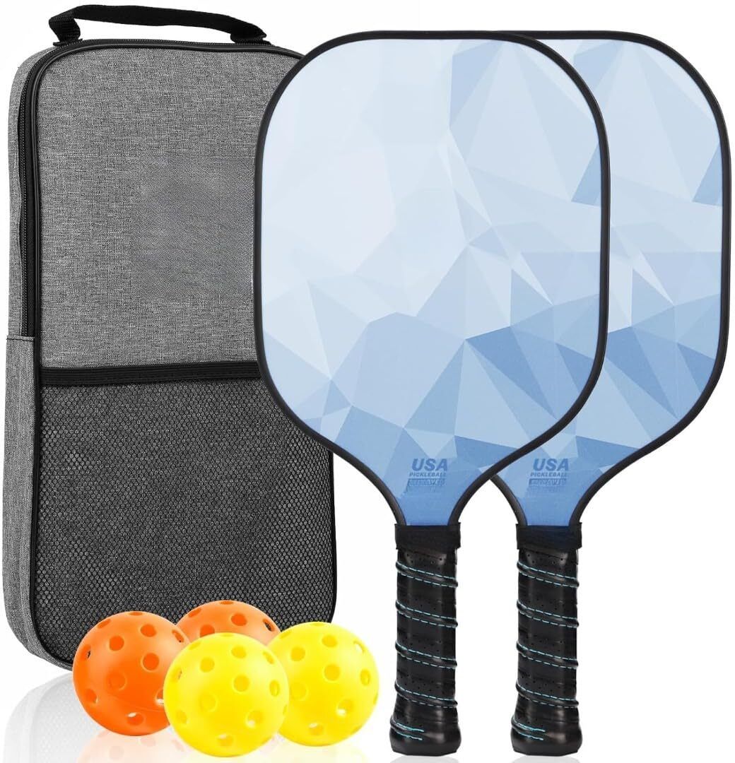 Complete Pickleball Paddle Set with 2 Paddles, 4 Balls & Bag Pickleball Paddle-image-43