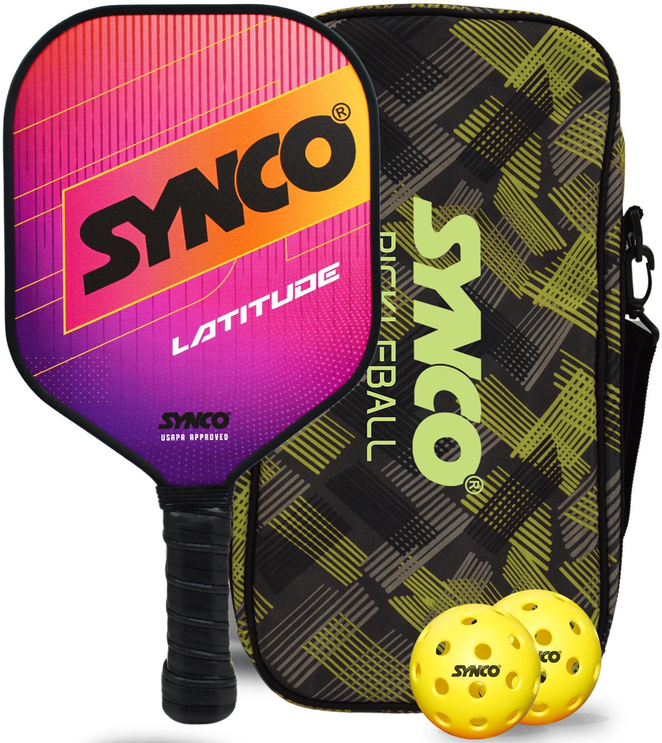 synco Pickleball Paddle Set | 1 Pickleball Racket and 2 Pickleballs with Carry Bag | Pickleball Paddle-picture-21