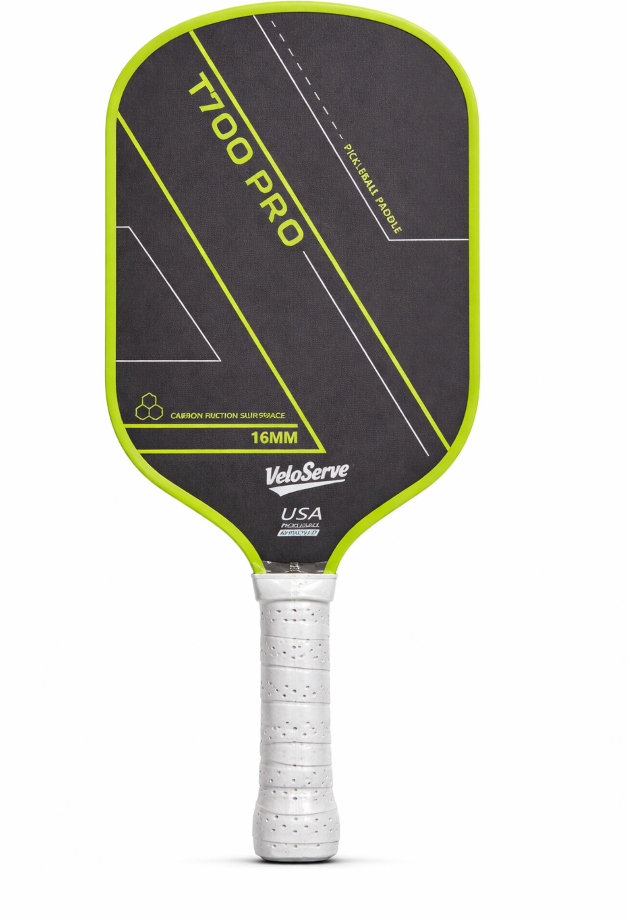 veloserve Green Carbon Fiber | Lightweight 7.6–8oz Racket with Comfort Grip Pickleball Paddle-picture-46