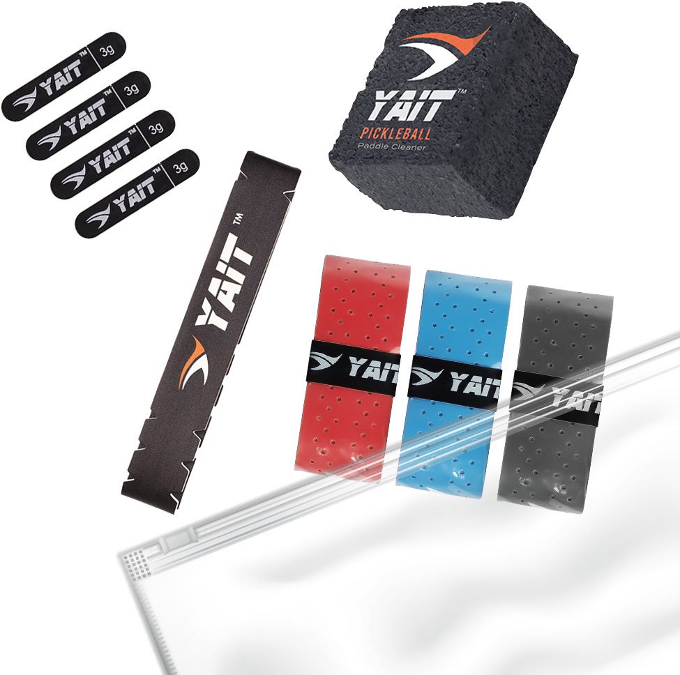 Pickleball Accessory All-in-One Kit |Cleaner, Overgrips, Edge Tape& Lead Weights Pickleball Paddle-image-11