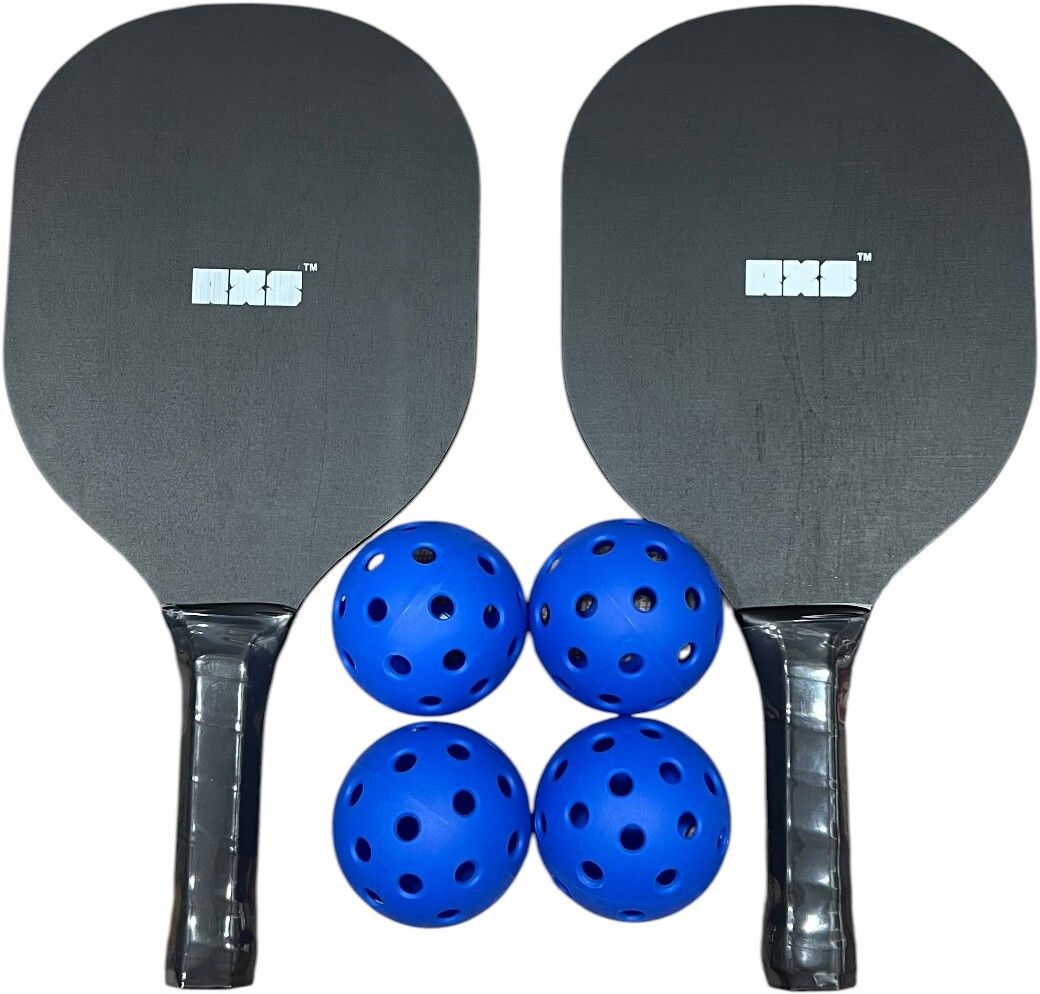 rajesh sports Complete Pickleball Paddle Kit with 2 Paddles 4 Balls and Carry Bag (Blue) Pickleball Paddle-picture-17