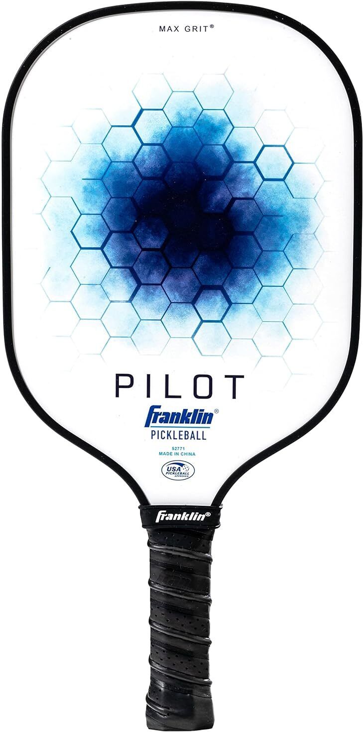Franklin Pilot Pickleball Paddle | Blue | 226g | Fiberglass Face | Pickleball Paddle-image-1