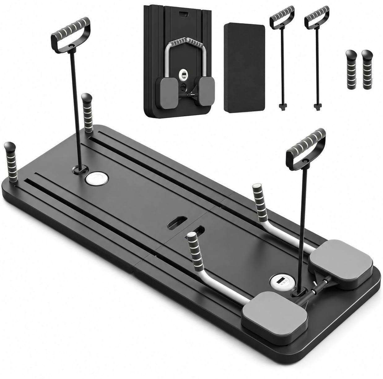 arth siddhi Premium Push Up Board Home Gym Set with Pilates Bar and Resistance Tubes Excersise Board-20 Pilates Reformer-picture-38