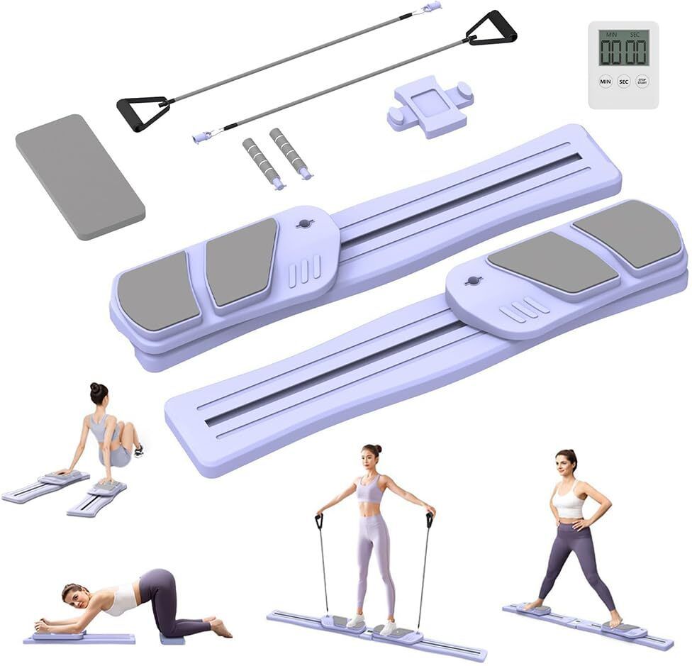 Pilates Reformer Board 7 in 1 Portable Home Workout Equipment for Women Pilates Reformer Board for Home Use Pilates Reformer