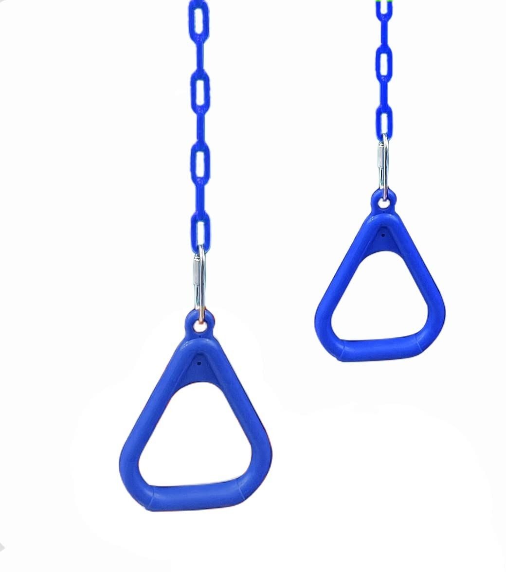 charming treasures Gym Trapeze Ring with Chain Set for Kids/Adults Sports Outdoor Indoor Gym Swing Pilates Ring-picture-10
