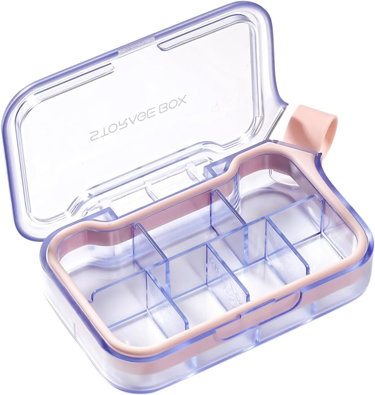 dhvyant mart Small Weekly Moisture-Proof Daily Travel For Vitamins, Dietary Supplements & Fish Oil Pill Box-picture-4