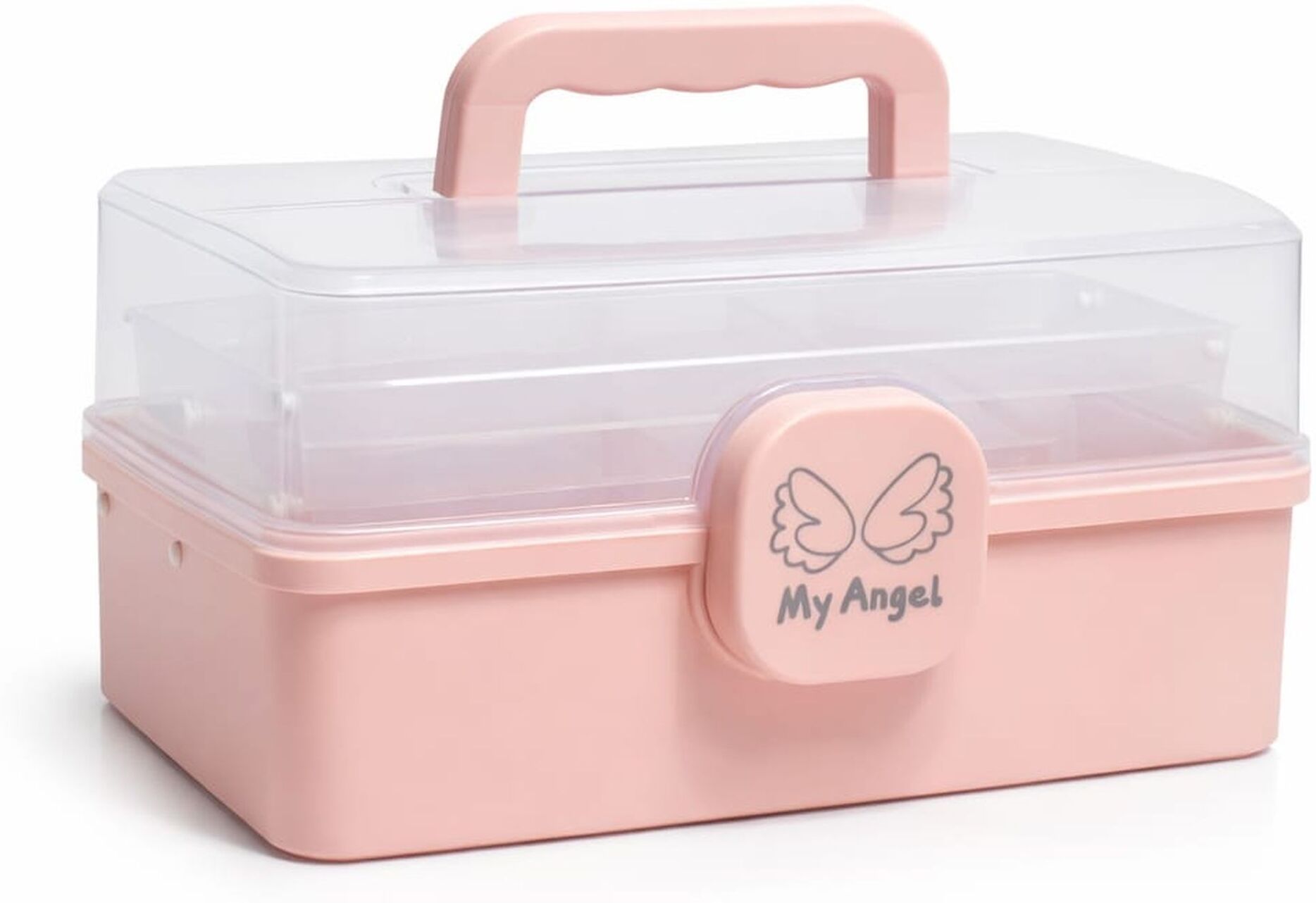 0 Day Multi Layer Medicine Storage Box Portable First Aid Organizer with Lock Lid Pill Box-image-45