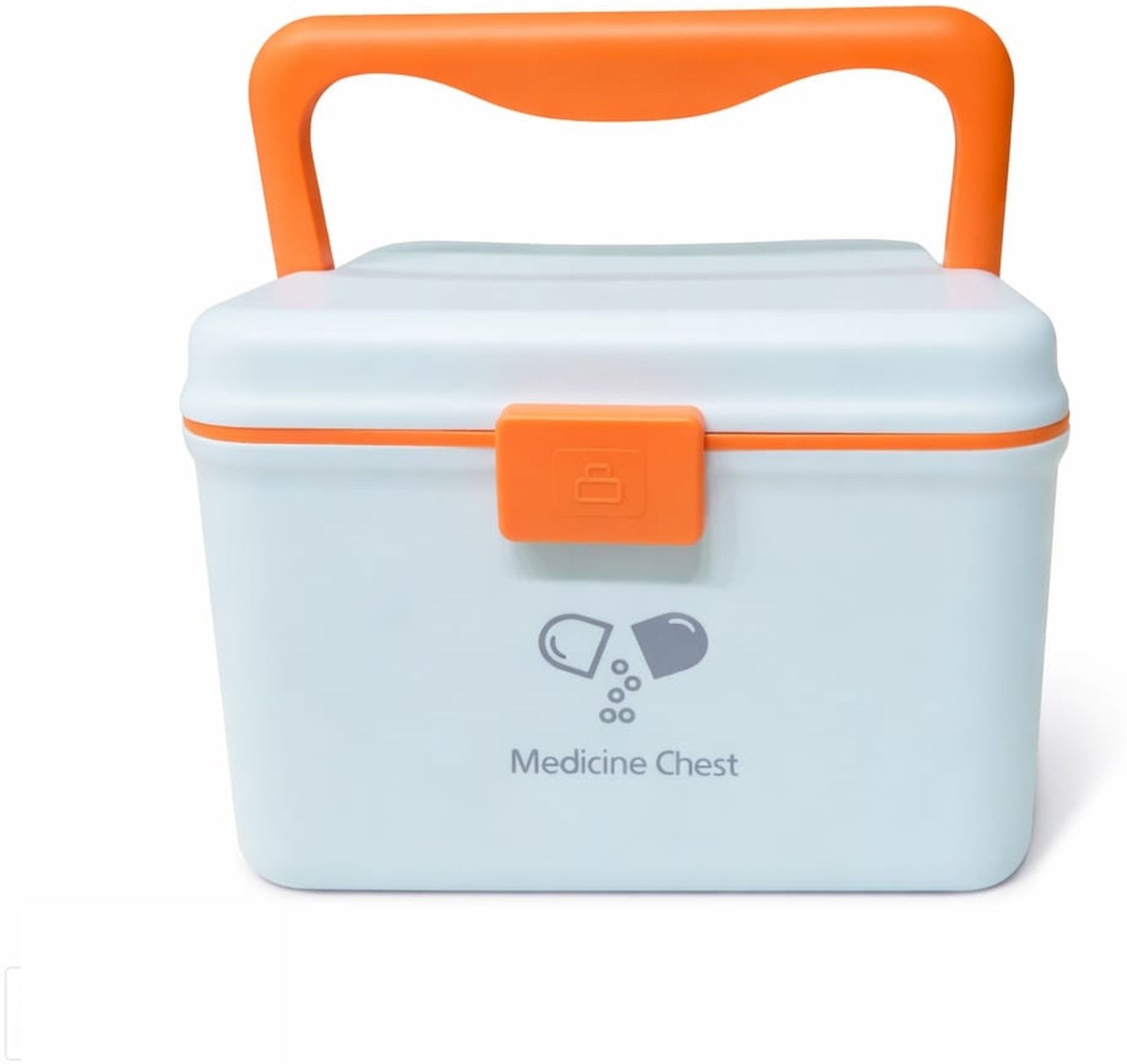 0 Day Multi Layer Medicine Storage Box Portable First Aid Organizer with Lock Lid Pill Box-image-48