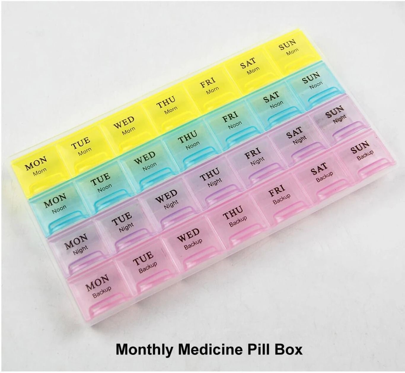 28 DAYS 1 week Pill Medicine Tablet Case box Storage Pill Box-image-39