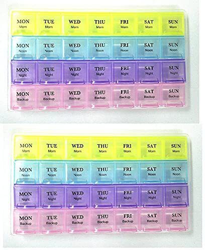 top select 28 DAYS 4 LINE PILL BOX 2 Pill Box-picture-17