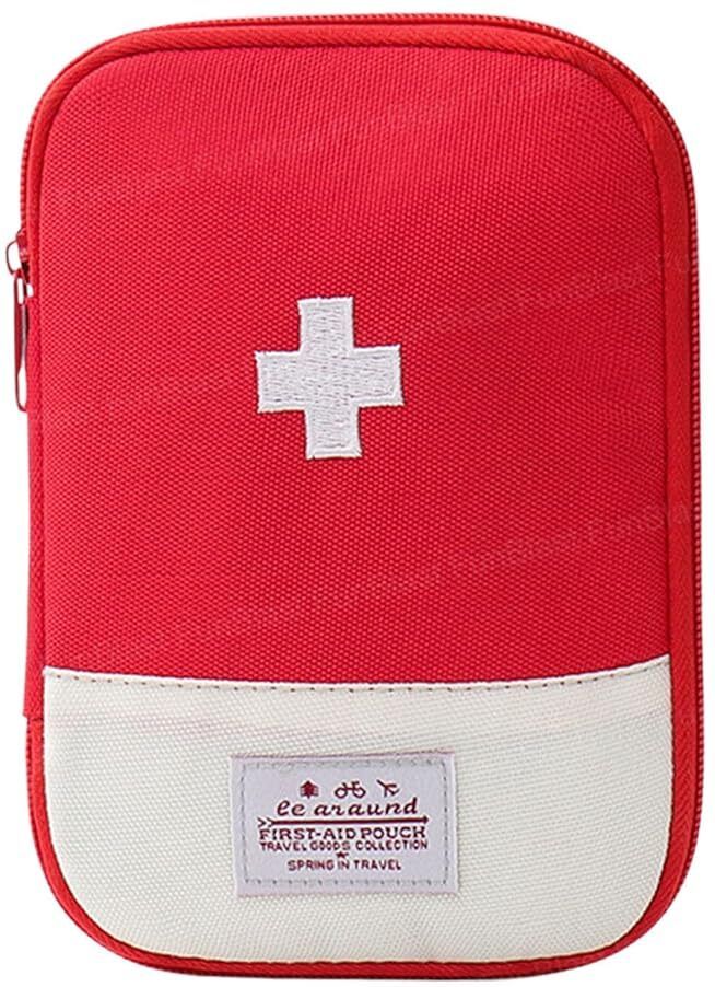 funblast First Aid Pouch – Mini Portable Medicine Bag for Travel Medicine Storage Bag, Pill Organizer, Zipper Medicines Bag Travel, Camping Pill Box-picture-14