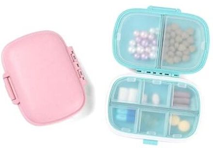 Travel Pill Organizer 8 Compartments Portable Pill Box Travel Pill Organizer 8 Compartments Portable Pill Box Pill Box-image-46