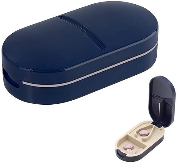 Portable Pill Box Tablets Cutter Pill Storage Organizer with Tablet Cutter 4763 Portable Pill Box Tablets Cutter Portable Pill Box Tablets Cutter-image-13