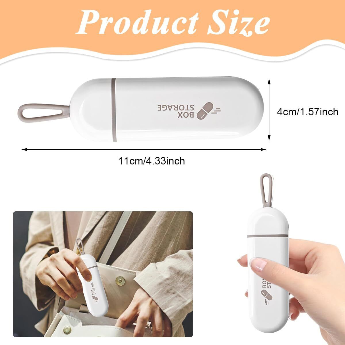Daily (Everyday Use) Capsule Pro 3-Slot Pill Box Pill Box-image-48