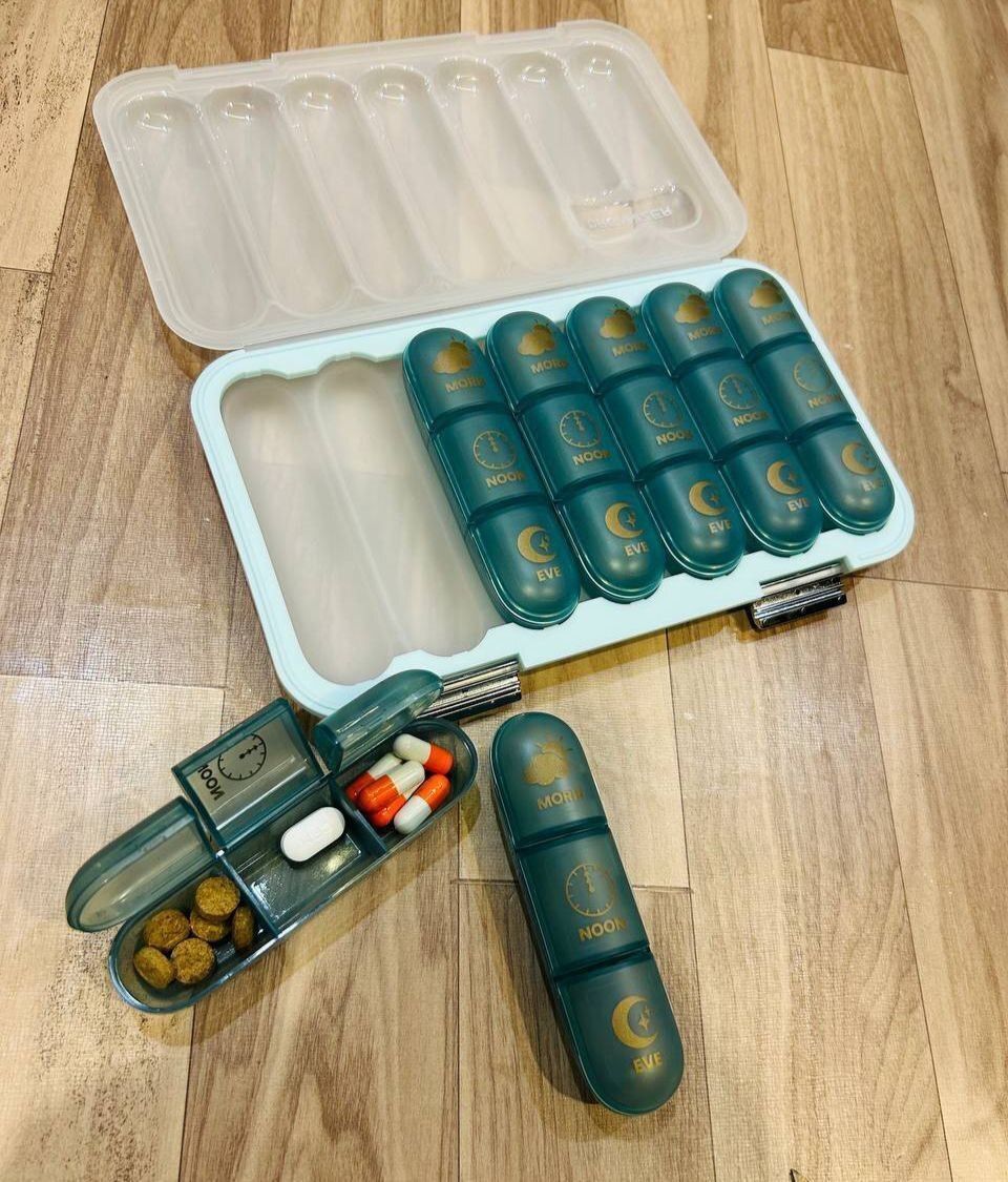 21 Grids Large Capacity Pill Organizer, Creative Moisture-Proof Medicine Dispenser-image-27
