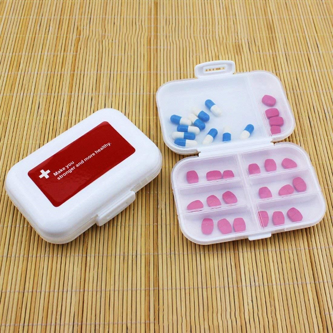 onlyeasy 7 8 Slot Medicine Tablet Holder Storage Pill Box-picture-8