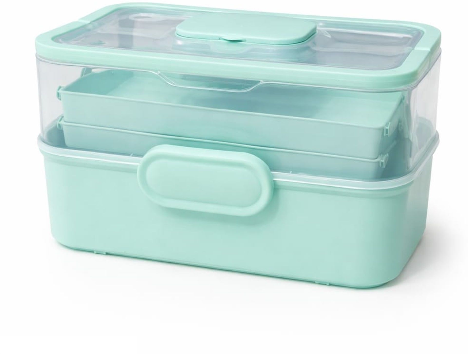 hi mom 0 Day Multi Layer Medicine Storage Box Portable First Aid Organizer with Lock Lid Pill Box-picture-40
