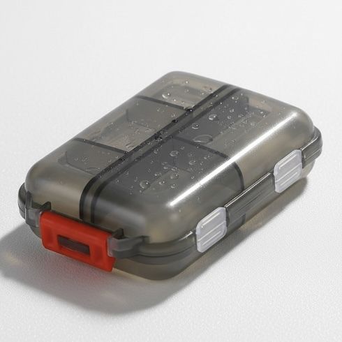 10 10 Compartment Pill Organizer Box Splash Proof Travel Medicine Storage Case Pill Box-image-44