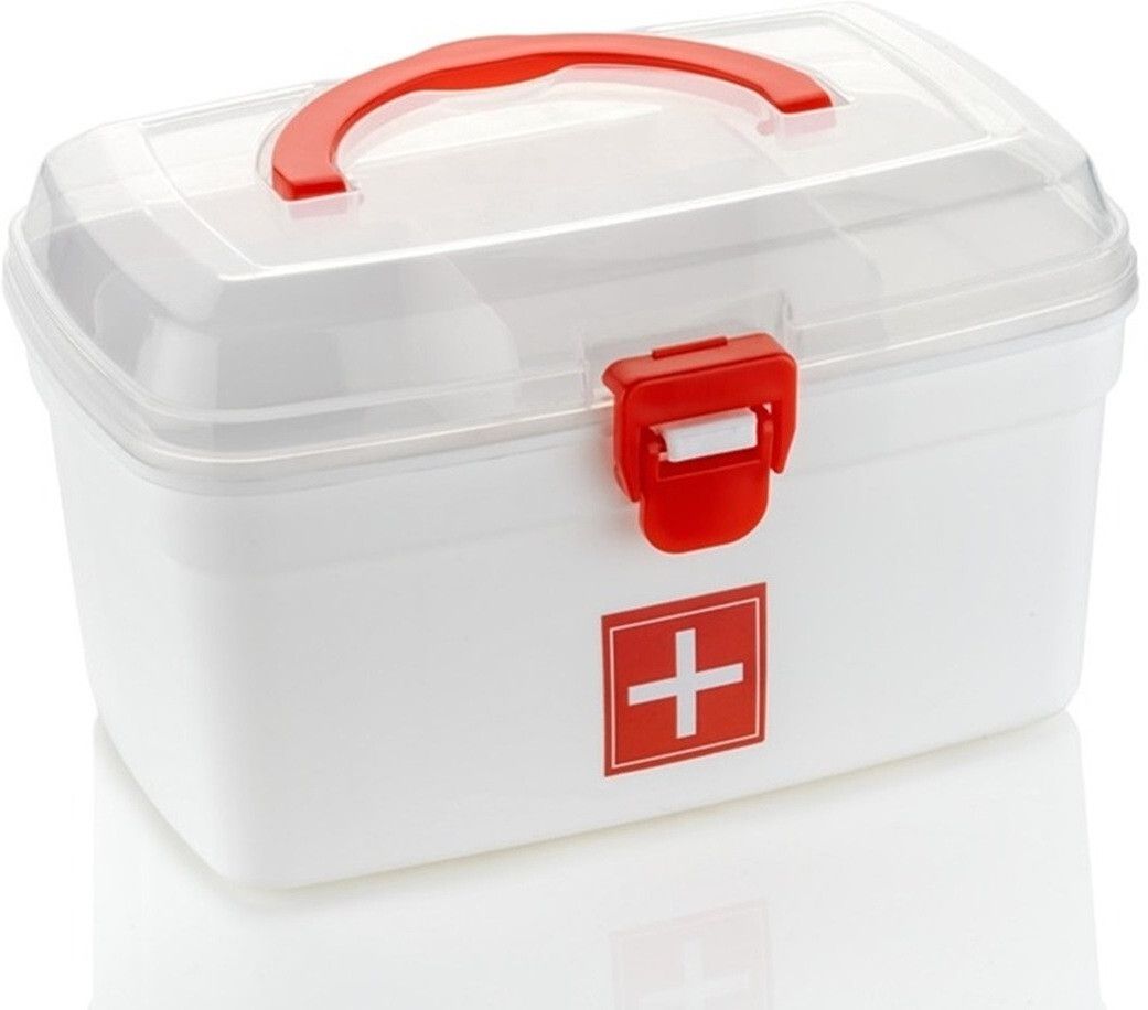 14 Multi-purpose health care family emergency portable medicine utility storage box Pill Box