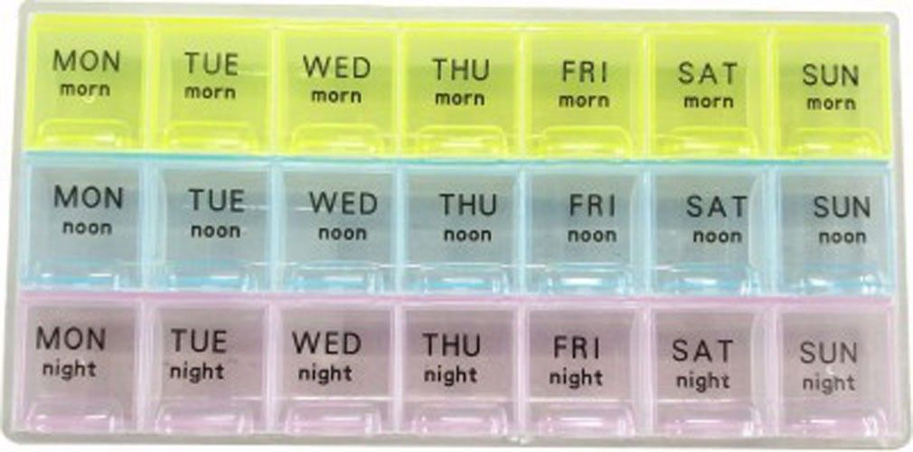 divinext 1 week Storage Medical Organizer Pill Box-picture-16