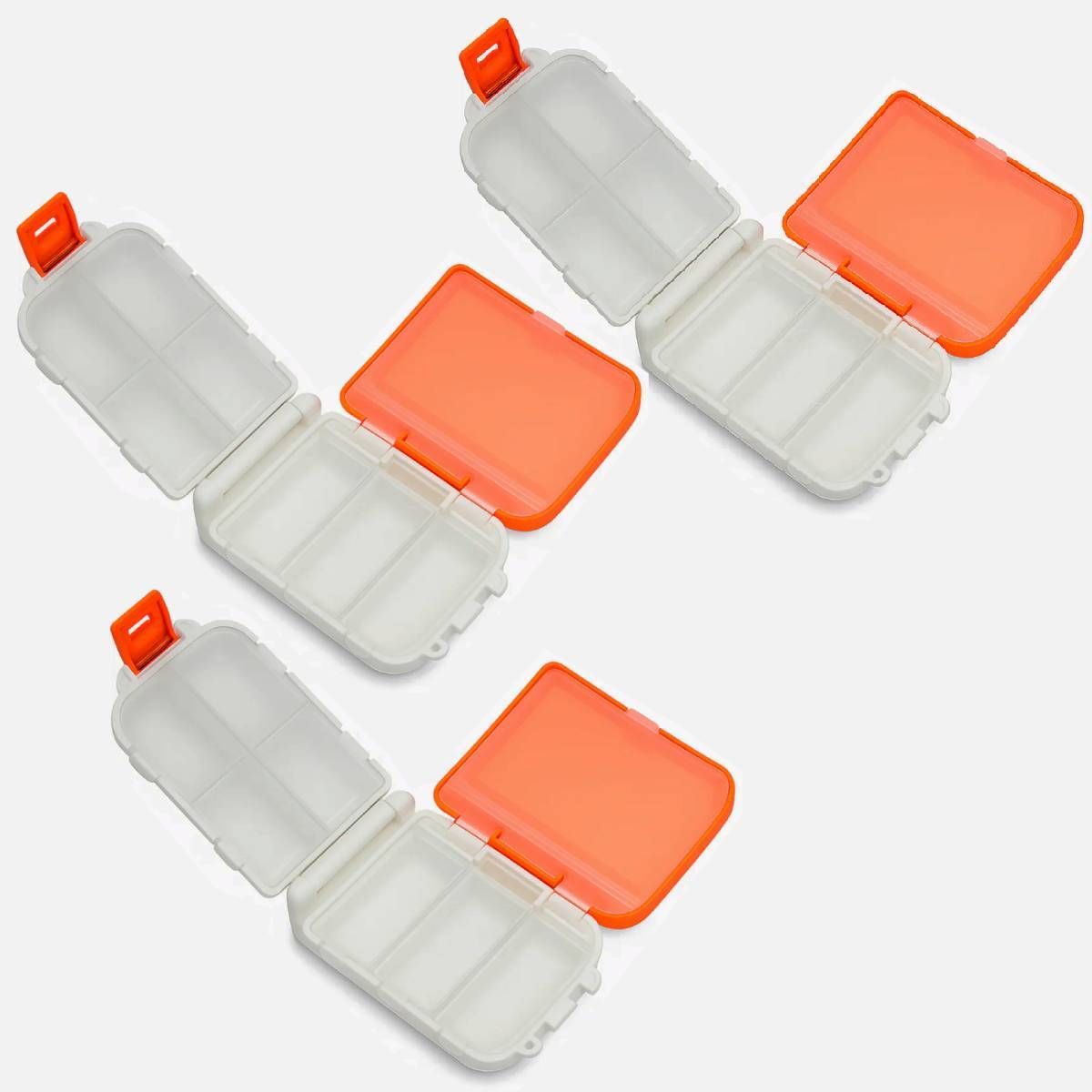 8 Compartment Portable Dual-Sided Pill Organizer Box 3 pc Pill Box-image-17