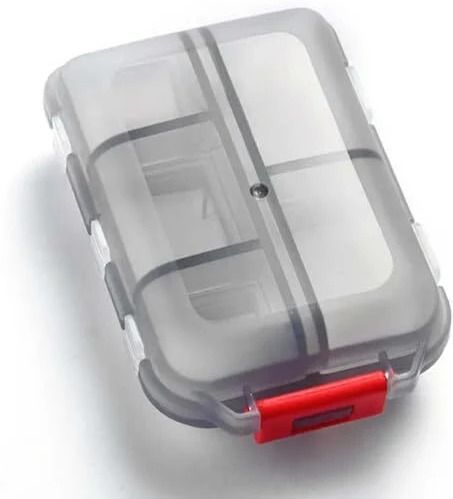 28-Compartment, Portable Medicine Organizer, Daily use, Pocket Size, Suitcase design Portable, Travel & Home use, Compact AirTight, Premium, BPA-Free Pill Box