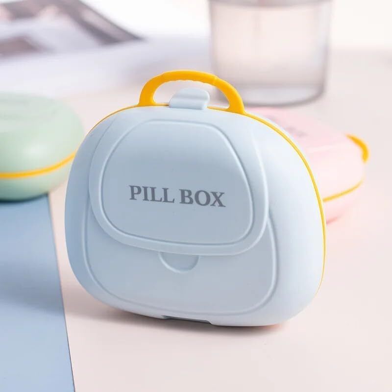 homfel Daily Pill Case with 7 Compartments | Moisture Proof Pill Box for Pocket Pill Box-picture-20