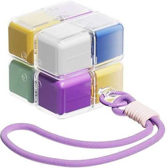 top select 28 DAYS magnetic cube pill box Pill Box-picture-40