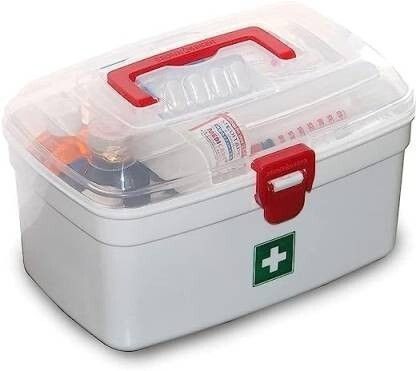 14 Multi-purpose health care family emergency portable medicine utility storage box Pill Box-image-34