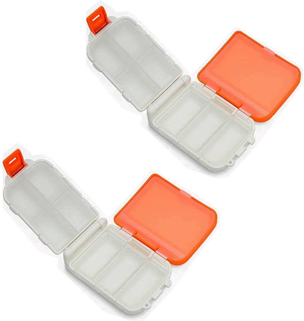 8 Compartment Portable Dual-Sided Pill Organizer Box 2 pc Pill Box-image-16