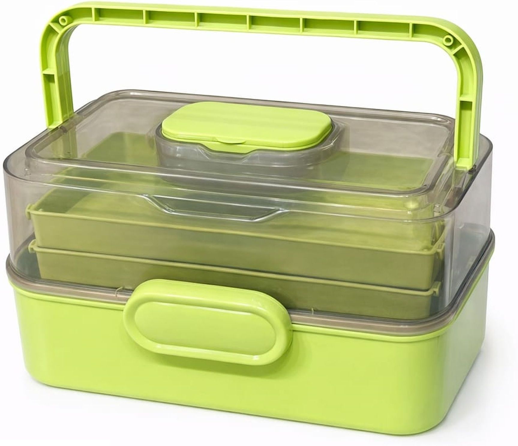 hi mom 0 Day Multi Layer Medicine Storage Box Portable First Aid Organizer with Lock Lid Pill Box-picture-41
