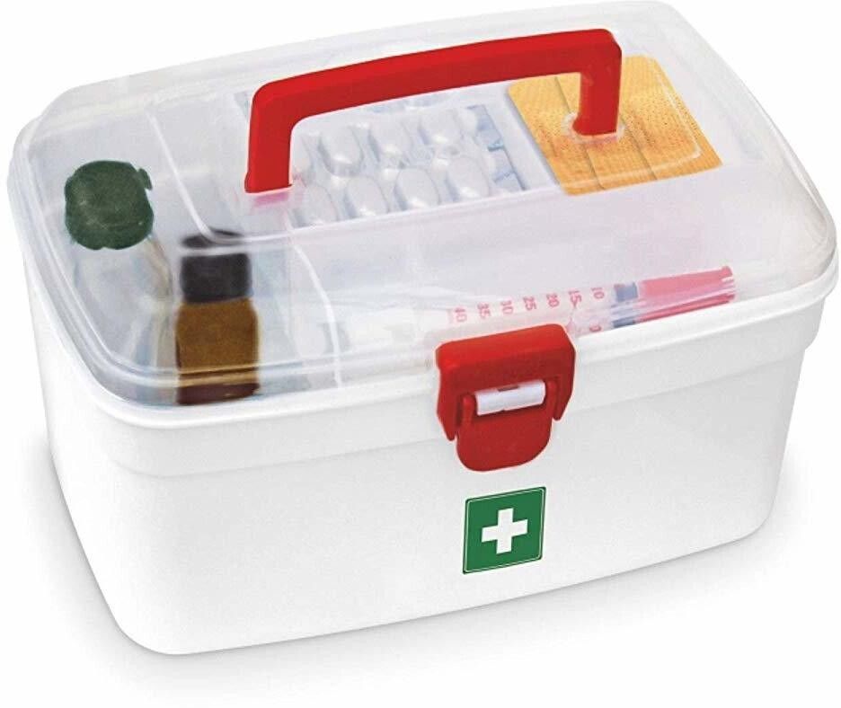 14 Multi-purpose health care family emergency portable medicine utility storage box Pill Box-image-31