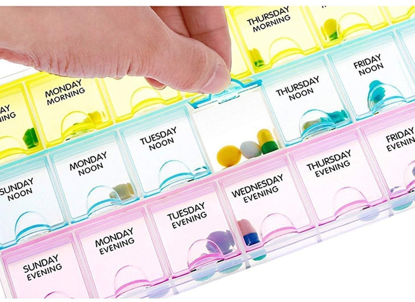 bos medicare surgical Weekly 28 Day Weekly 28 Day Tablet Pill Box Holder Medicine Storage Organizer Case Container Pill Box-picture-16