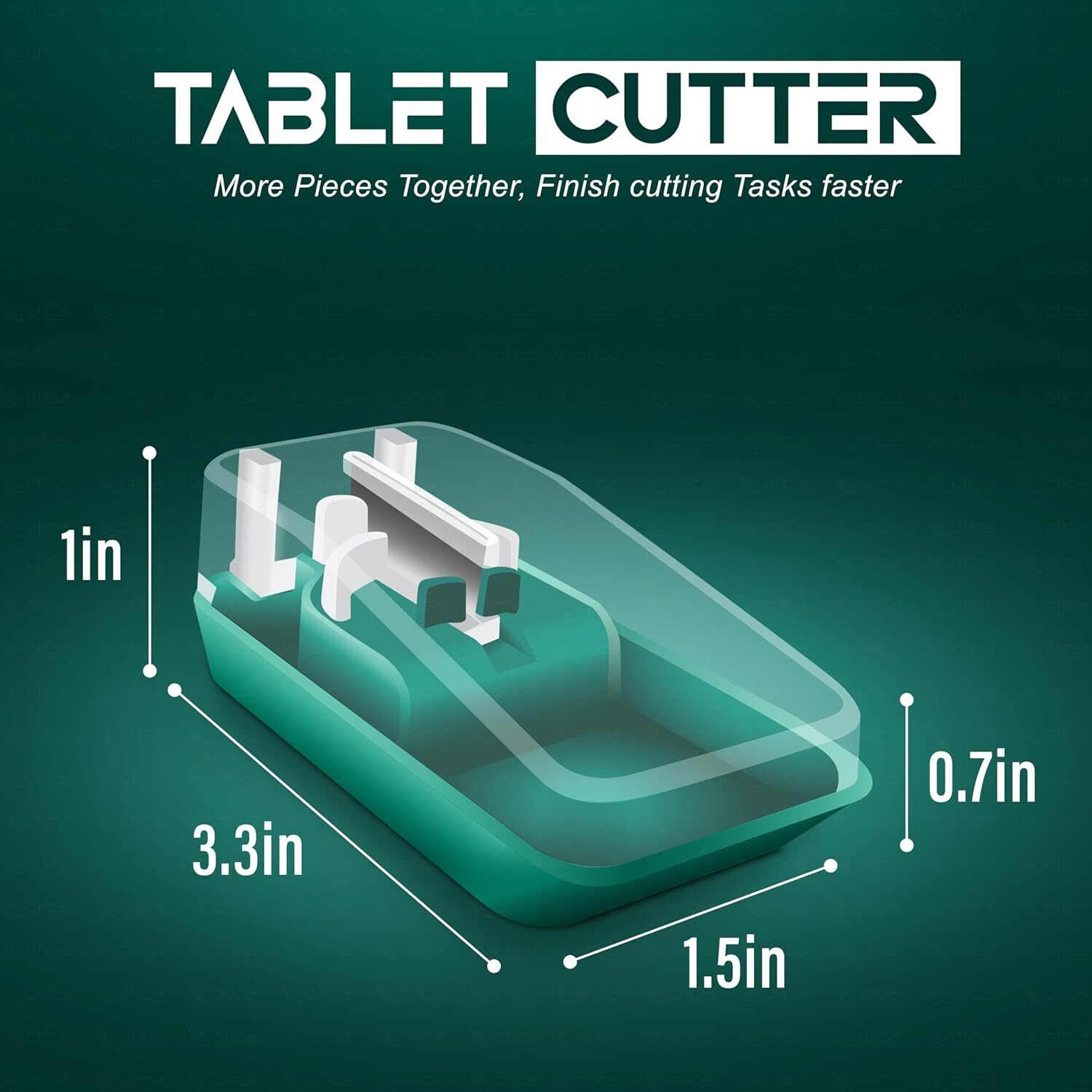 Petent Design Pill Cutter For Precise Separation , Easy Pill Centering Best Pill Cutter and Splitter Daily Usage, Safely Cut Pills and Vitamins Tablets Manual Pills Cutter-image-6