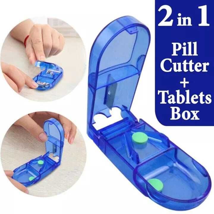 Portable Medicine Pill Cutter Box/ Pill Splitter Storage/ Tablet Separator Portable Medicine Pill Cutter Box/ Pill Splitter Storage/ Tablet Separator Manual Pill Cutter-image-46