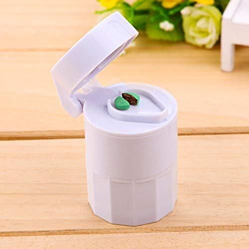 Water Storage Perfect For Carrying Cutting and Organising Medicines 4 in 1 Tablet Cutter | Cutter | Crusher | Double Tablet Storage DAILY PILL CUTTER-image-3