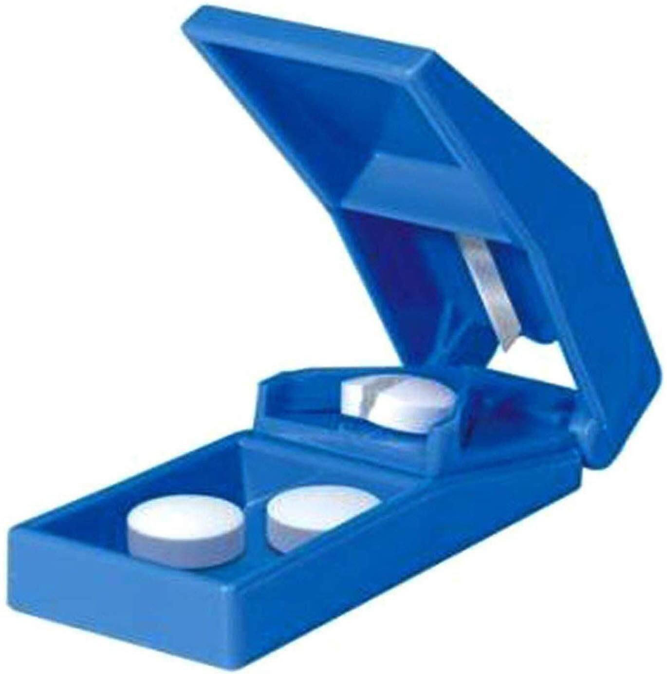 euza TABLET CUTTER Manual Pill Cutter Box with Storage Compartments and Detachable Pad MANUAL PILL CUTTER-picture-36