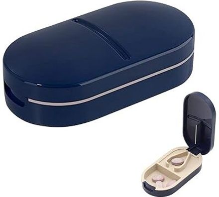 Portable Pill Box Tablets Cutter M-1111 The pill cutter for tablets of any size can help you to easily cut the pill Manual Cutter , Storage , Grinder Grinder-image-24