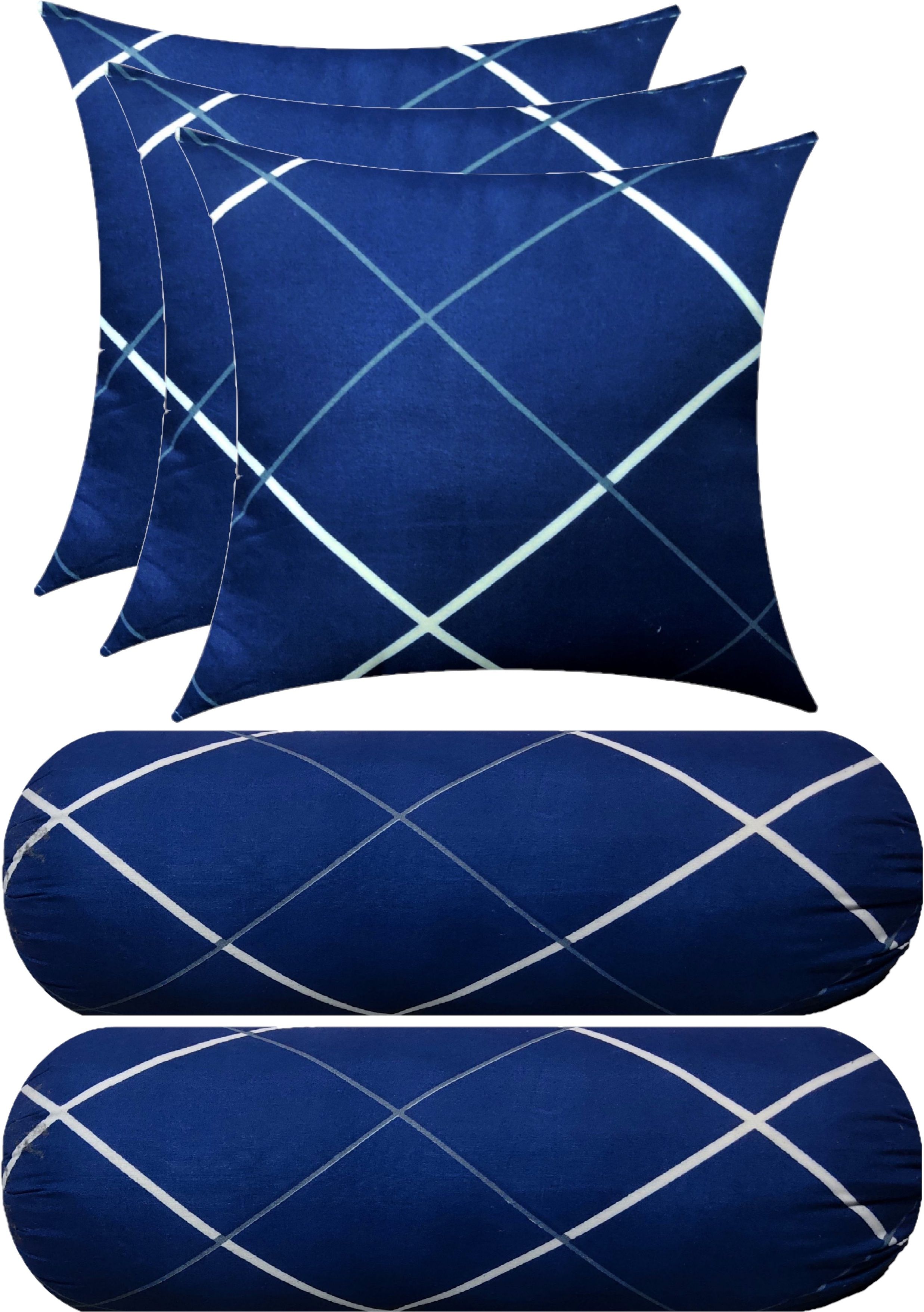 gkm Microfibre Stripes Bolster Pack of 5-picture-4