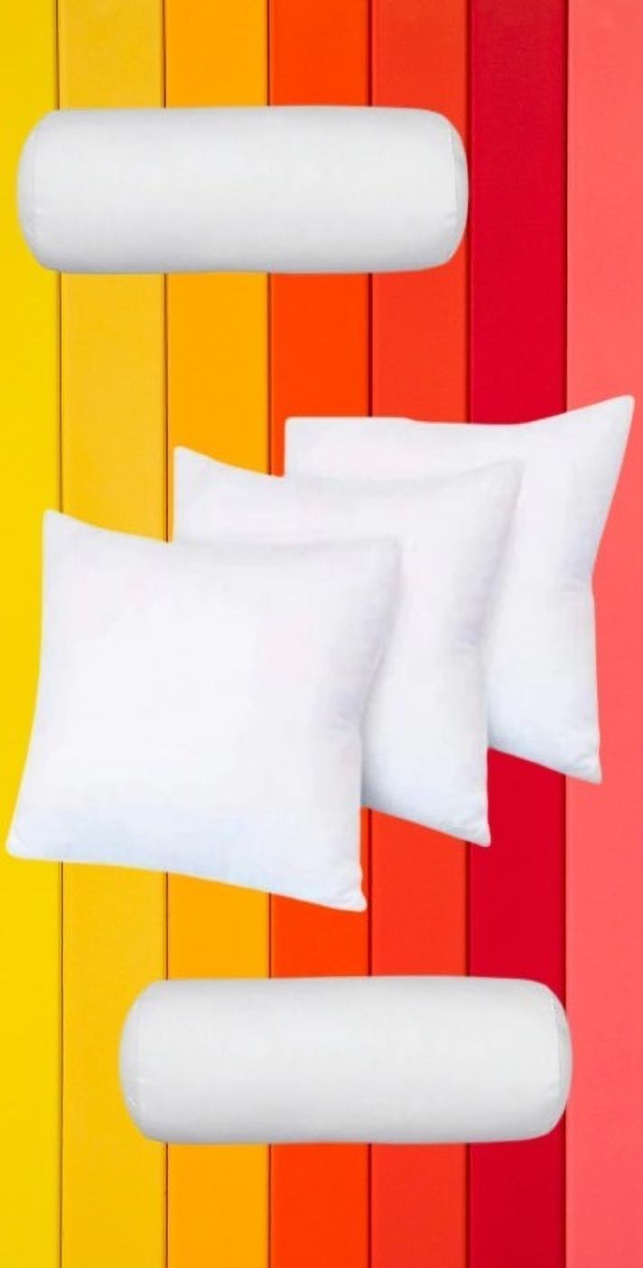 golden 05 DIWAN SOFA SET (2 BOLSTER + 3 CUSHION) Polyester Fibre Solid Sleeping Pillow Pack of 5-picture-27