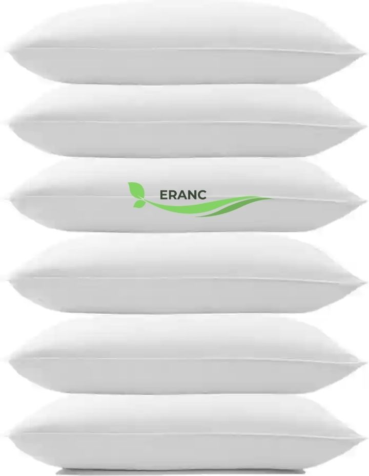LUXURY Cotton Solid Sleeping Pillow Pack of 6-image-12