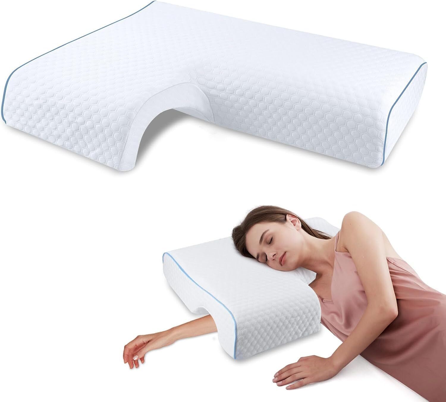 Memory Foam Sleeping Pillow Pack of 1 Nature