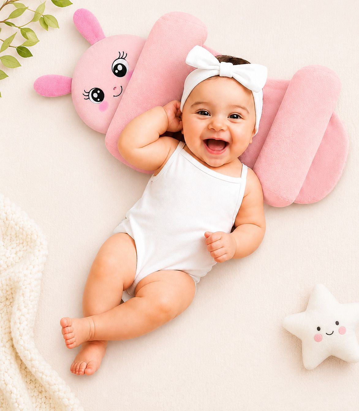 Microfibre Baby Pillow Pack of 1 Animals Baby Comfort & Sleep Care-image-26