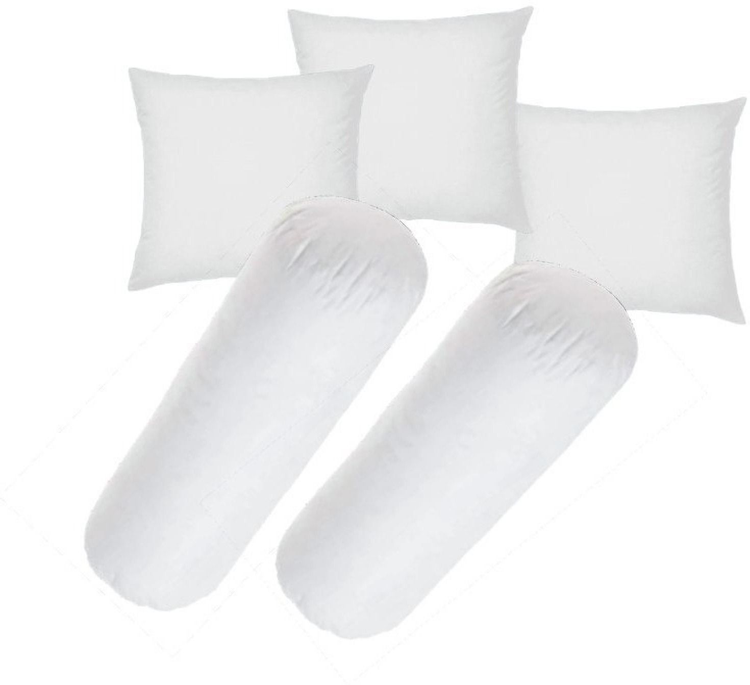 gtx Microfibre Bolster Pack of 5 Solid Combo Set Of 2 Bolster & 3-picture-13